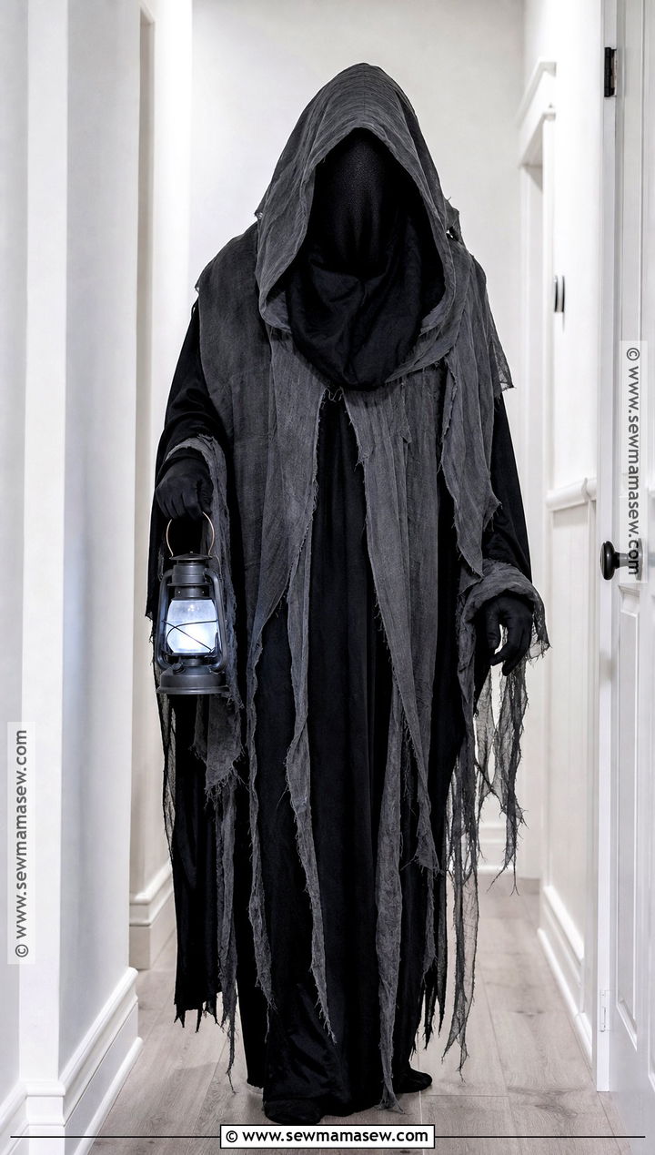 Faceless Hooded Spirit Costume - 40 scary halloween costume ideas