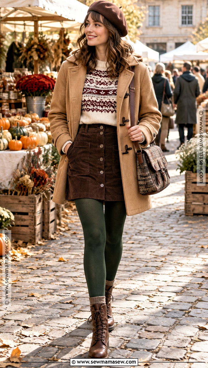 Fair Isle Sweater Twee Fall Outfit - 20 Twee Outfits Fall