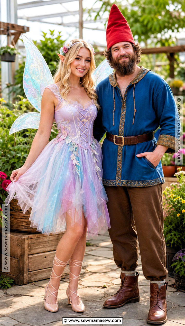 Fairy And Garden Gnome Duo Costume - 35 duo halloween costumes cute