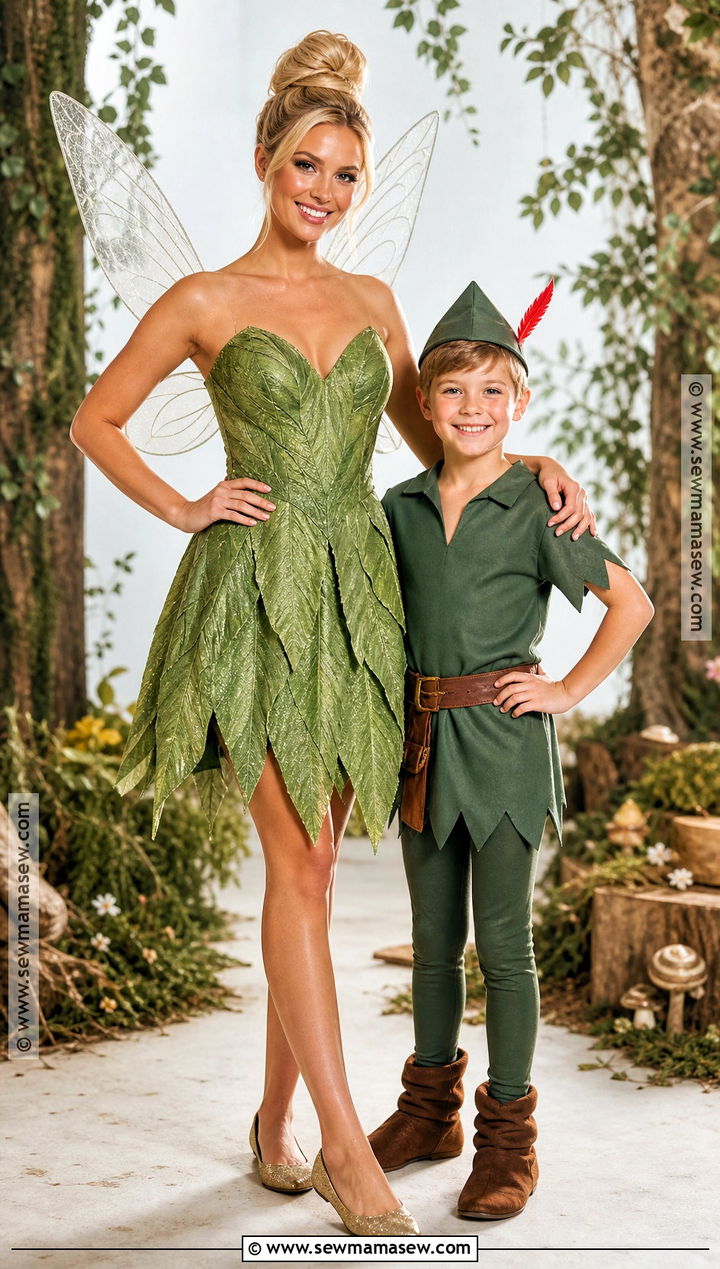 Fairy And Peter Pan Costume - 30 mommy and son halloween costumes