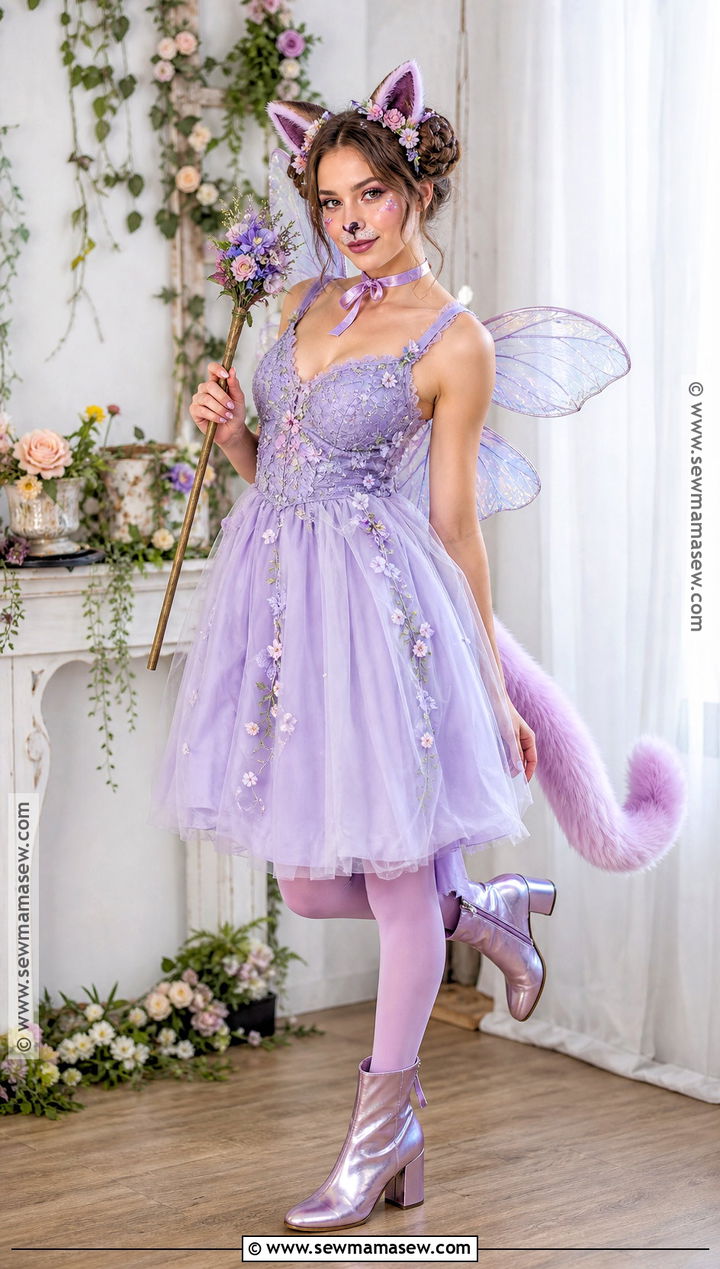 Fairy Cat Costume - 30 Cat Halloween Costumes for Women