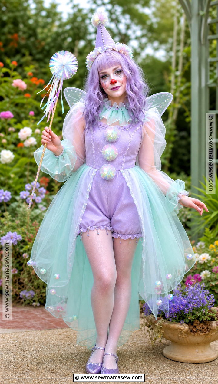 Fairy Clown Costume - 30 Clown Costume Aesthetic Ideas