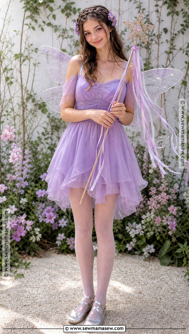 Fairy Costume With Pastel Dress - 35 quick easy halloween costumes for women