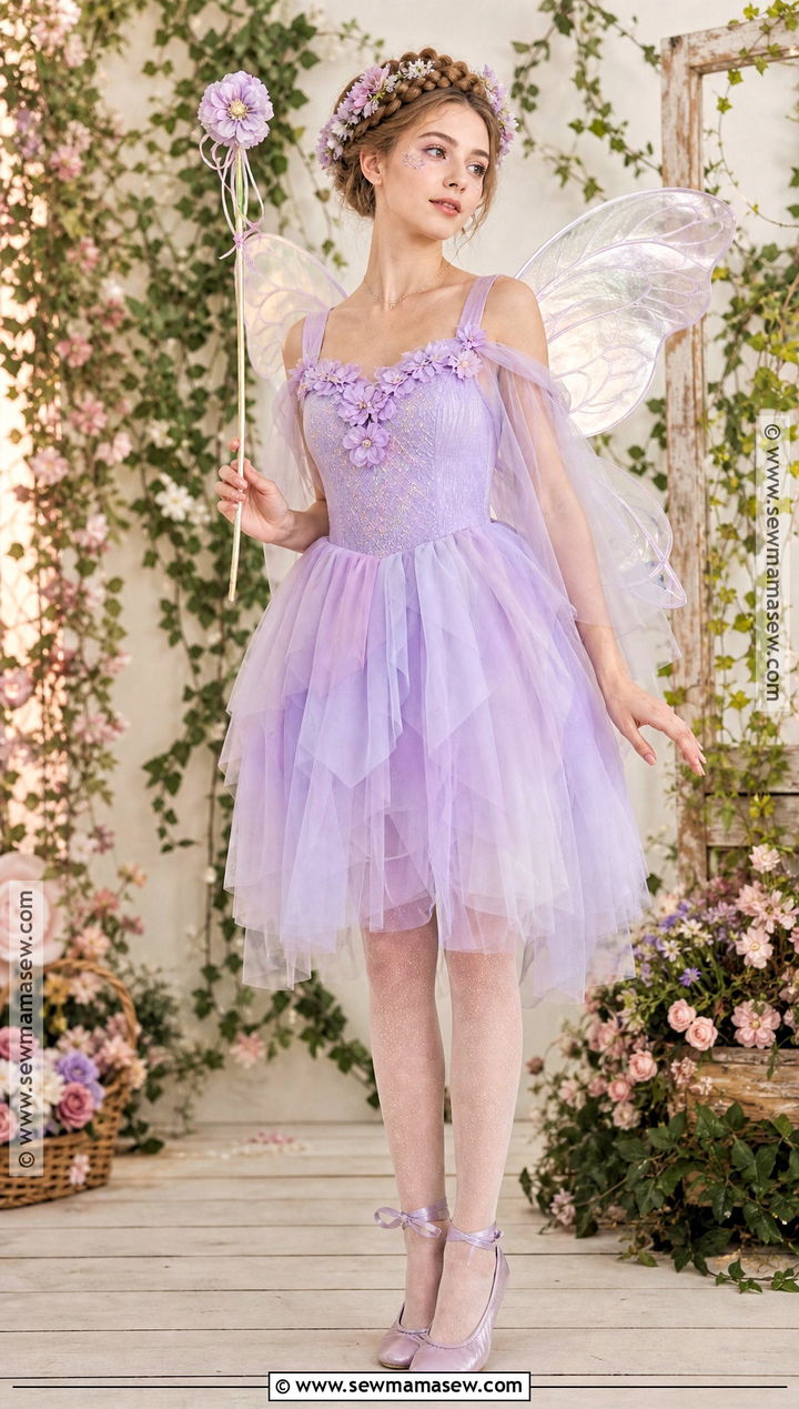 Fairy Costume With Tulle Dress - 45 women halloween costume ideas