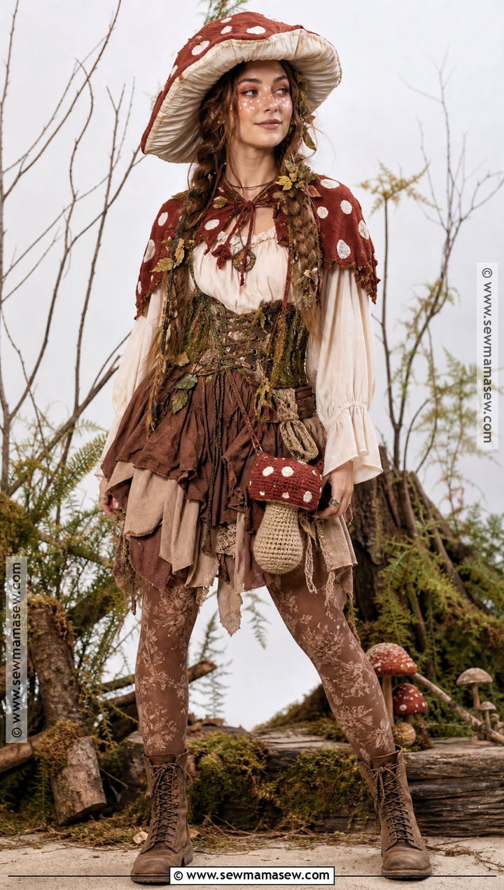 Fairy Grunge Mushroom Costume - 35 alt halloween costume ideas