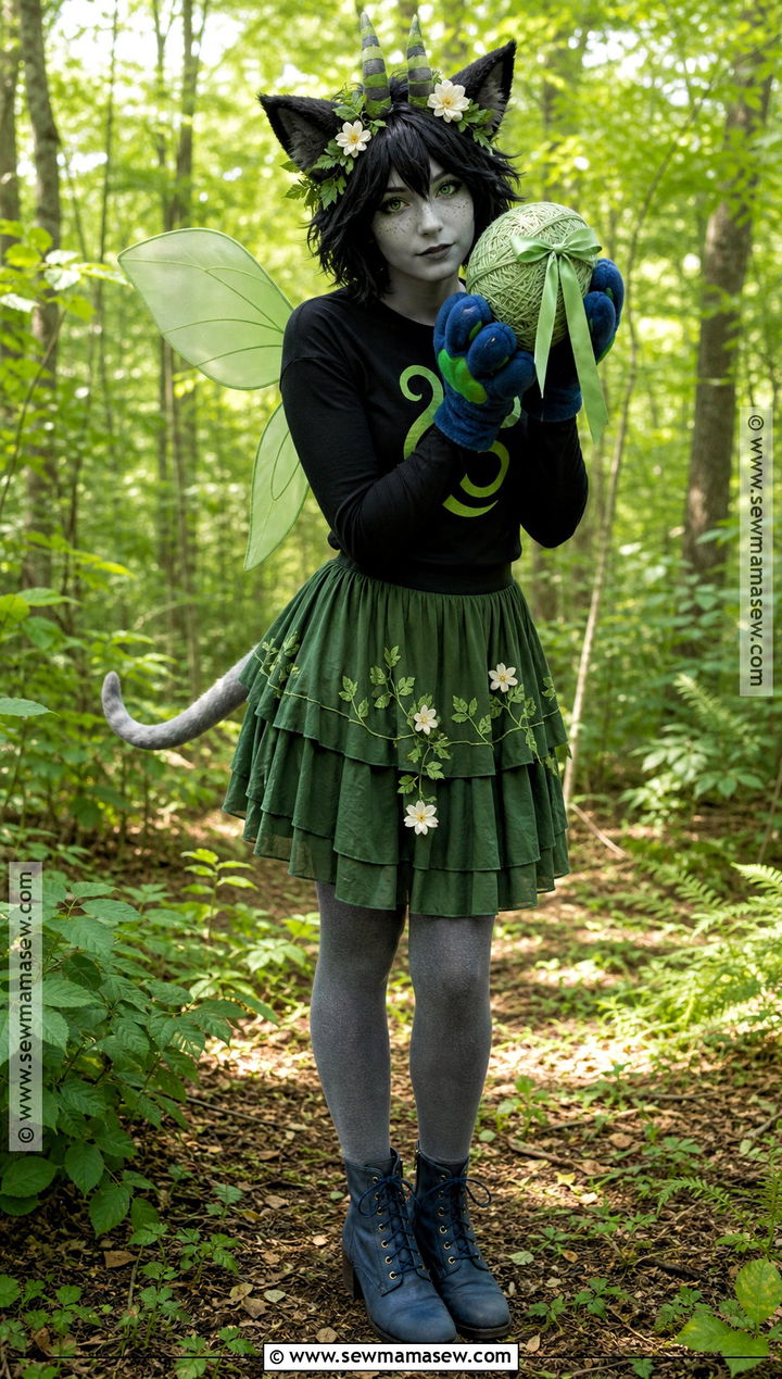Fairy Nepeta Cosplay With Green Wings - 30 Nepeta Cosplay Ideas