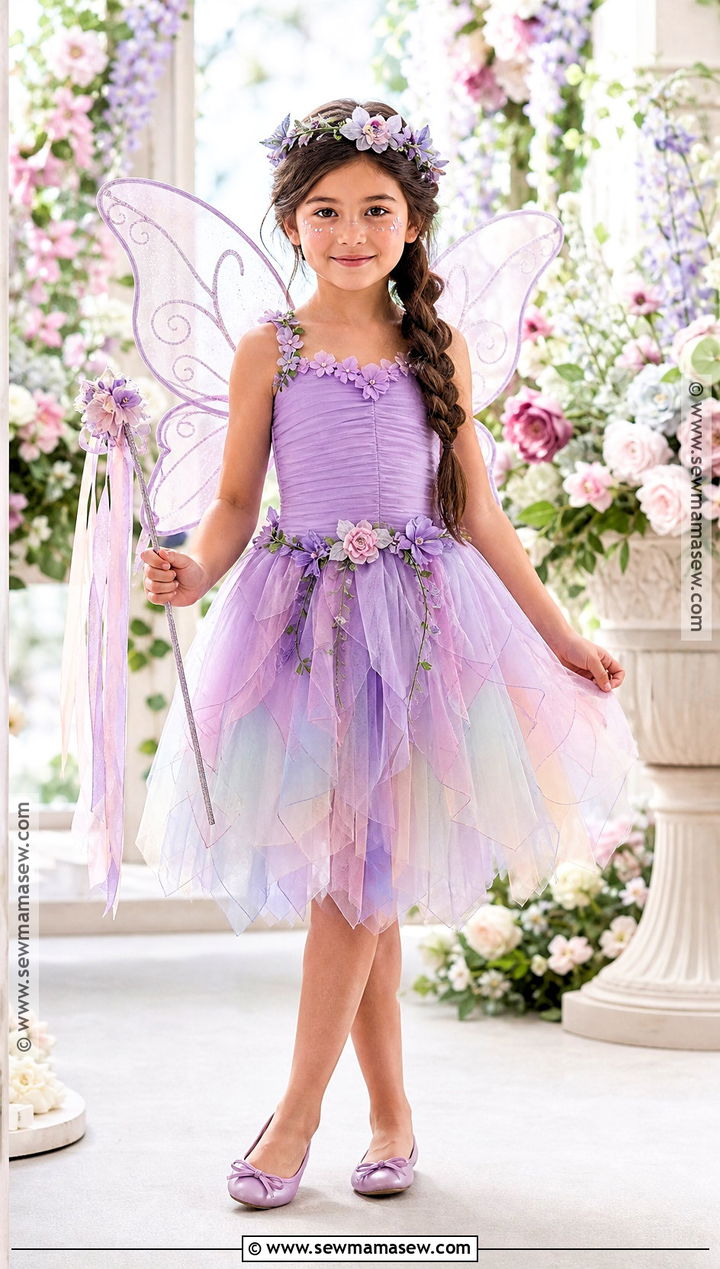 Fairy Princess Costume With Tulle Skirt - 30 costume ideas for girls