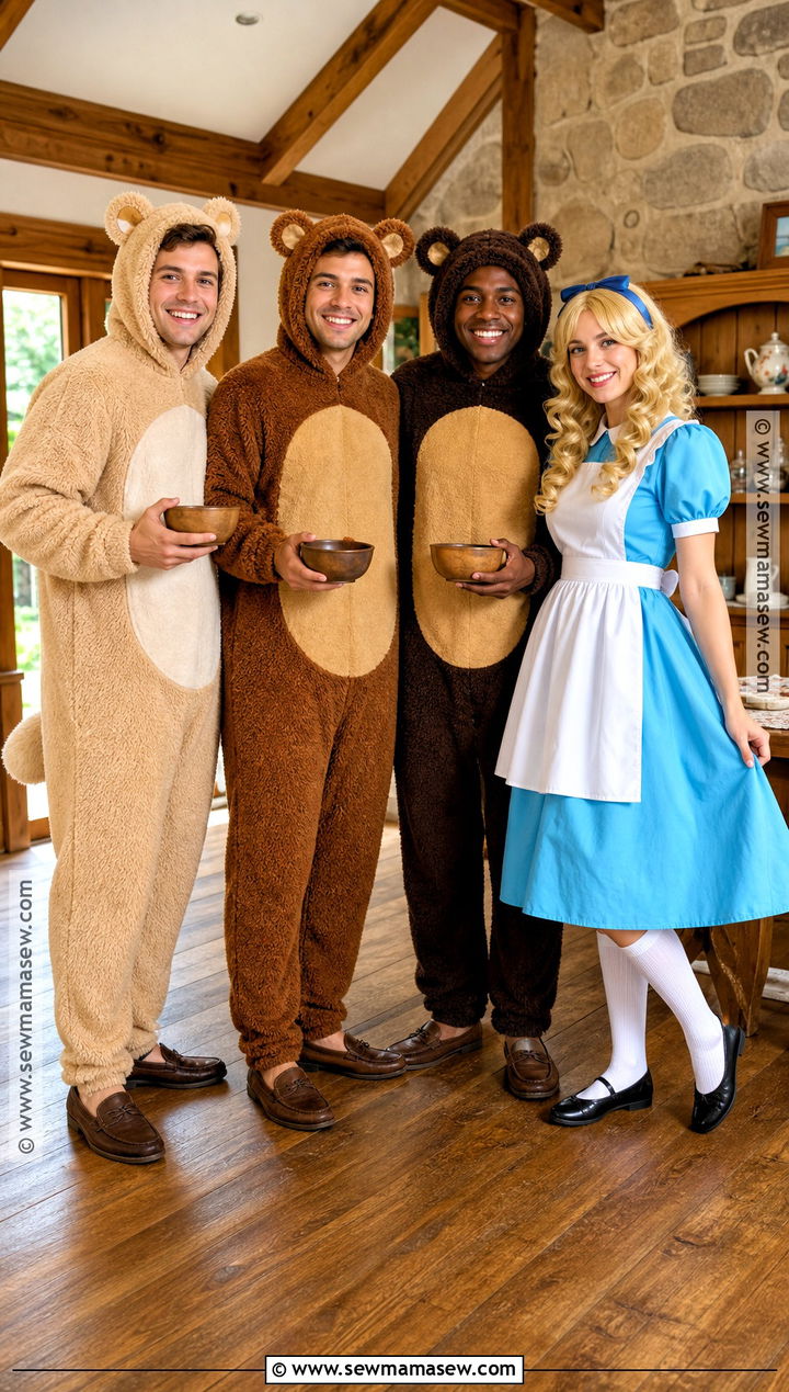 Fairytale Brown Bear Family Costume - 30 Brown Bear Costume Ideas