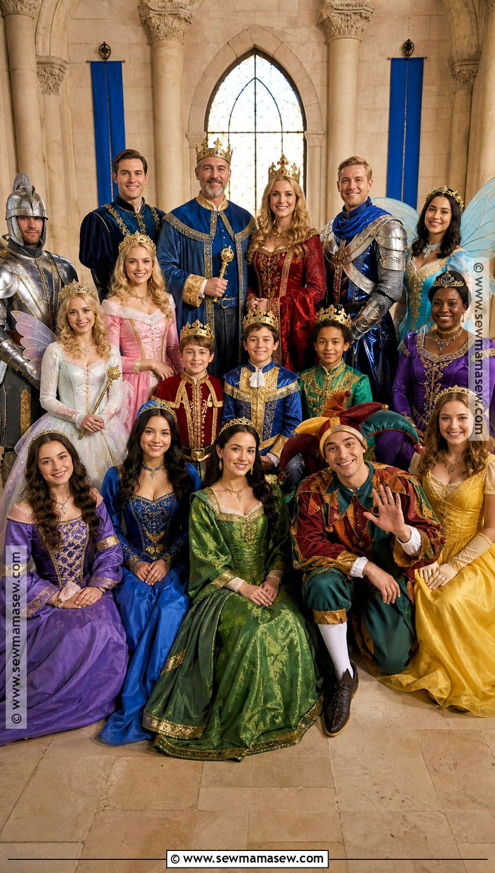 Fairytale Royal Court Group Costume - 35 big group costume ideas