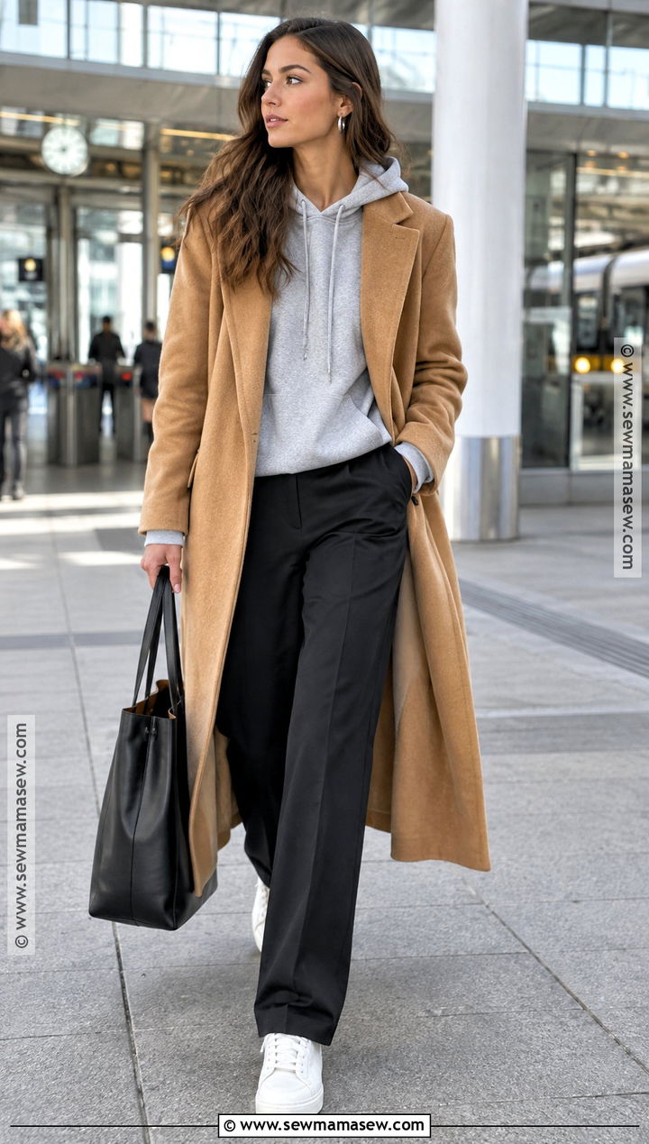 Fall 2023 Hoodie And Camel Coat Outfit - 15 fashion week fall ideas 2026