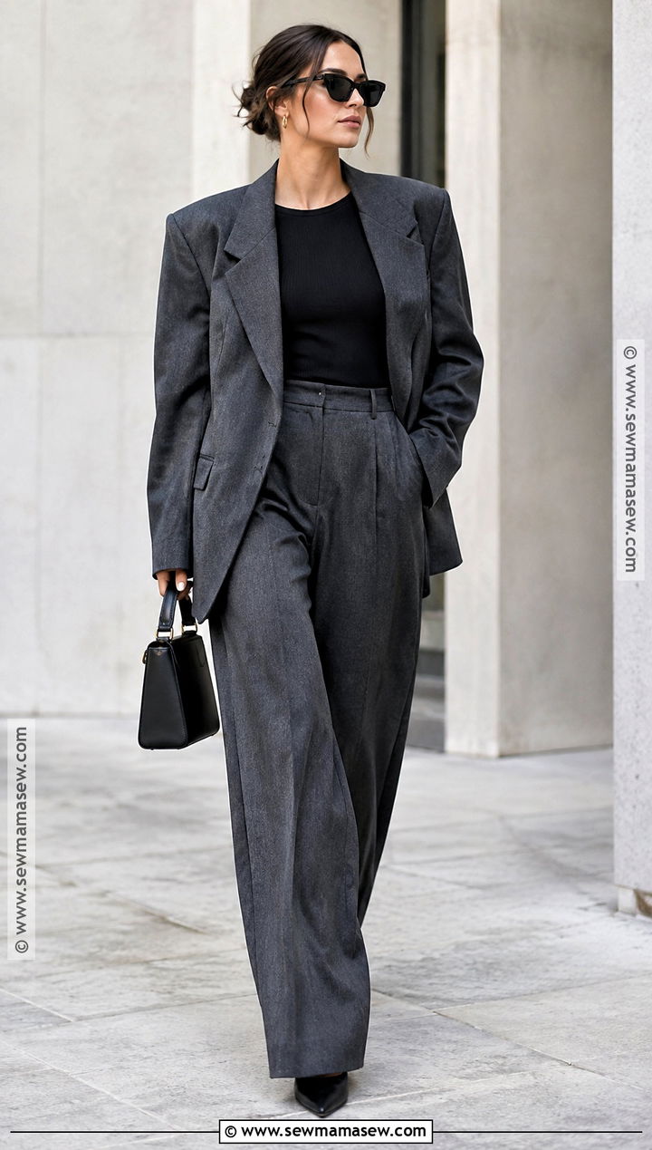 Fall 2023 Oversized Power Suit Outfit - 15 fashion week fall ideas 2026