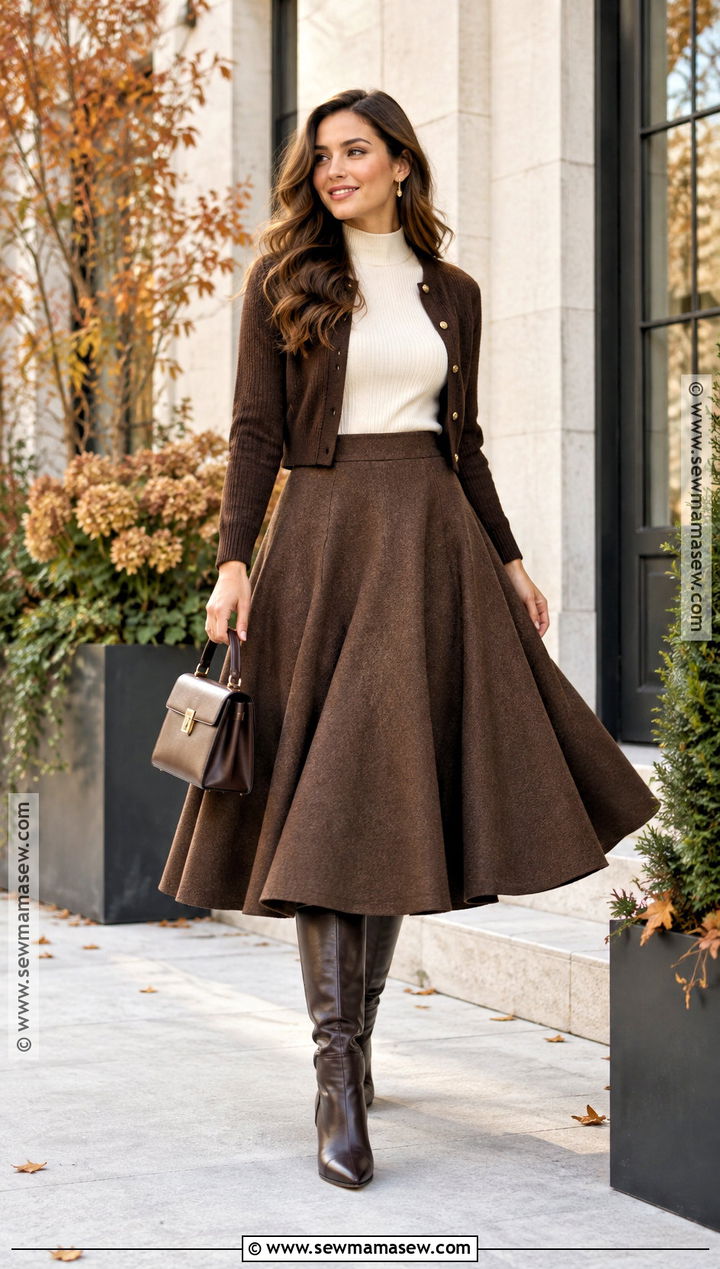 Fall 2024 Circle Skirt Outfit - 15 Fall 2026 Fashion Trends Aesthetic