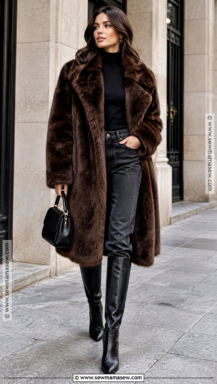 Fall 2024 Faux Fur Coat Outfit - 15 Fall 2026 Fashion Trends Aesthetic