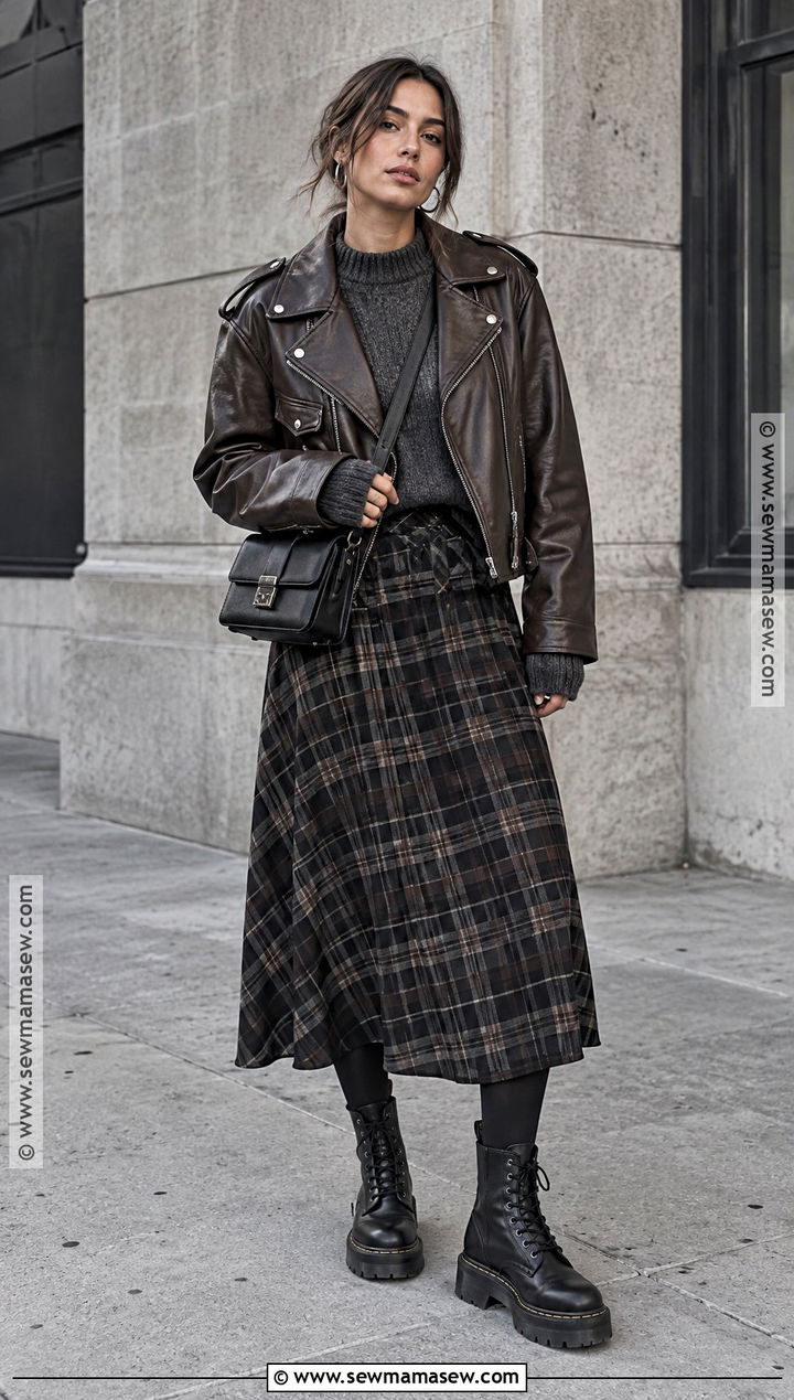 Fall 2024 Moto Grunge Outfit - 15 Fall 2026 Fashion Aesthetic Ideas