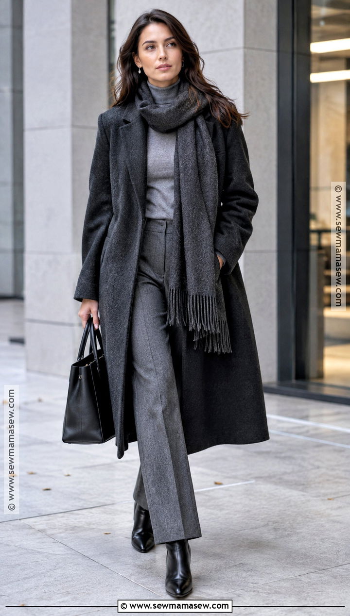 Fall 2024 Scarf Coat Outfit - 15 style fall 2026 ideas for women