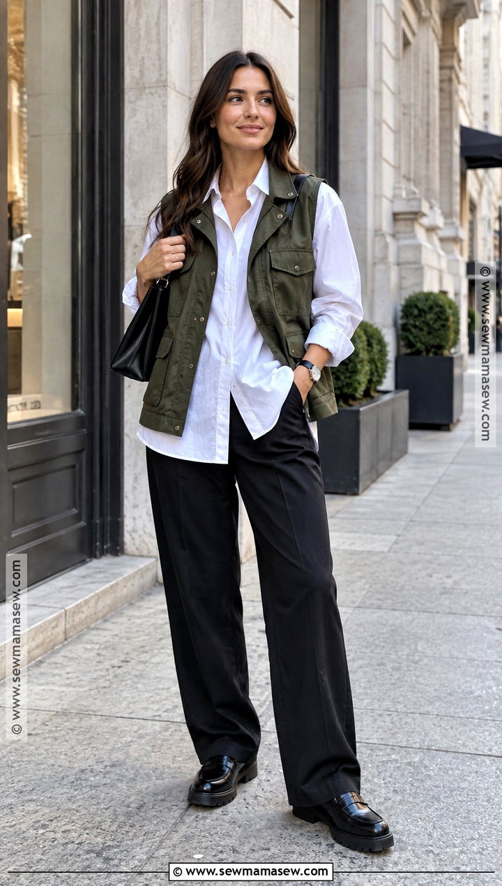 Fall 2024 Street Outfit With a Utility Vest - 15 fall 2026 street fashion ideas