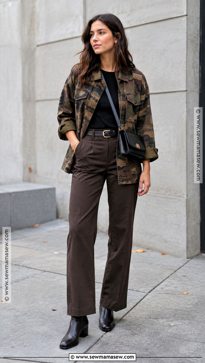 Fall 2024 Utility Camo Outfit - 15 Fall 2026 Fashion Trends Aesthetic