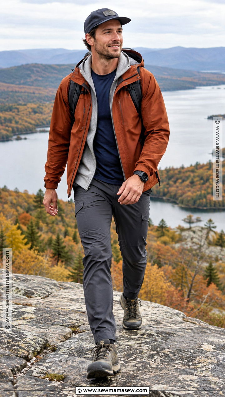Fall Adventure Outfit With Anorak and Trail Pants - 15 mens fall outdoor outfits