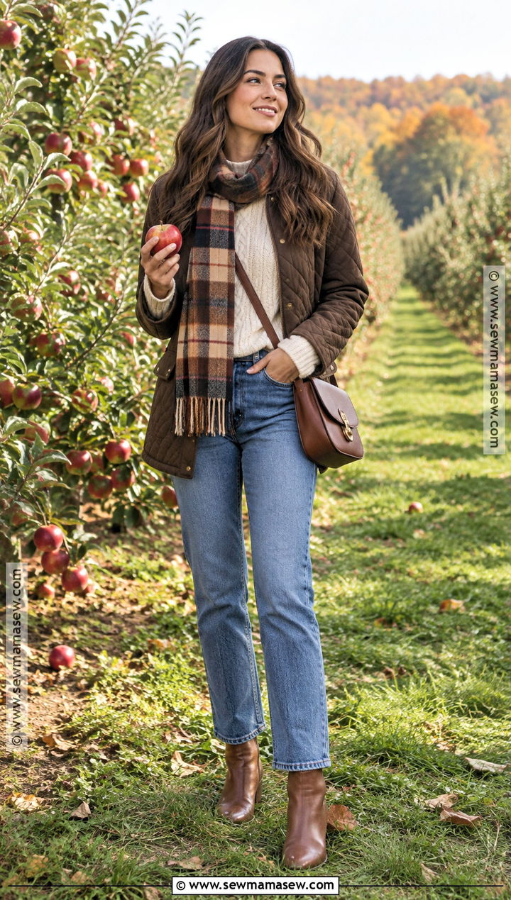 Fall Apple Picking Outfit - 15 fall outdoor outfit ideas