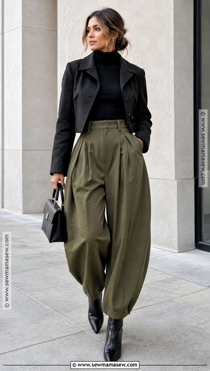 Fall Balloon Pant Outfit - 25 fall fashion trends