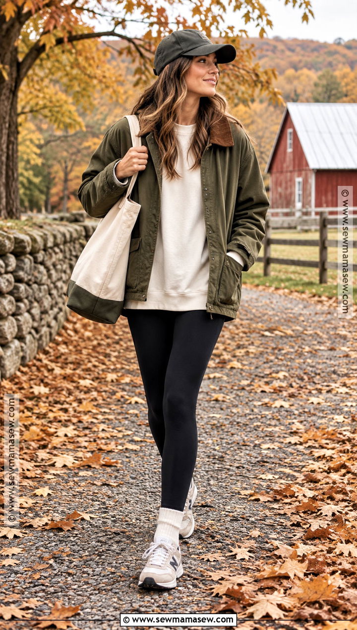 Fall Barn Jacket And Leggings Outfit - 15 fall fashion 2026 women casual ideas