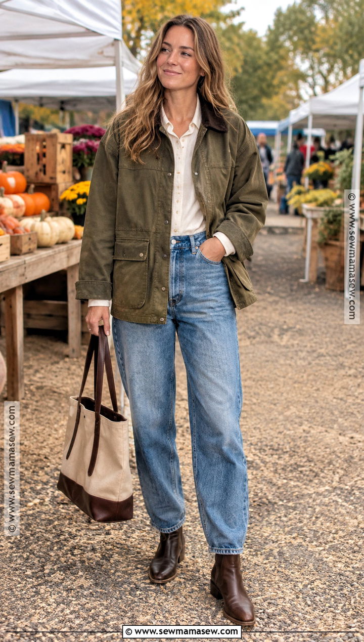 Fall Barn Jacket Outfit - 25 fall clothes for women