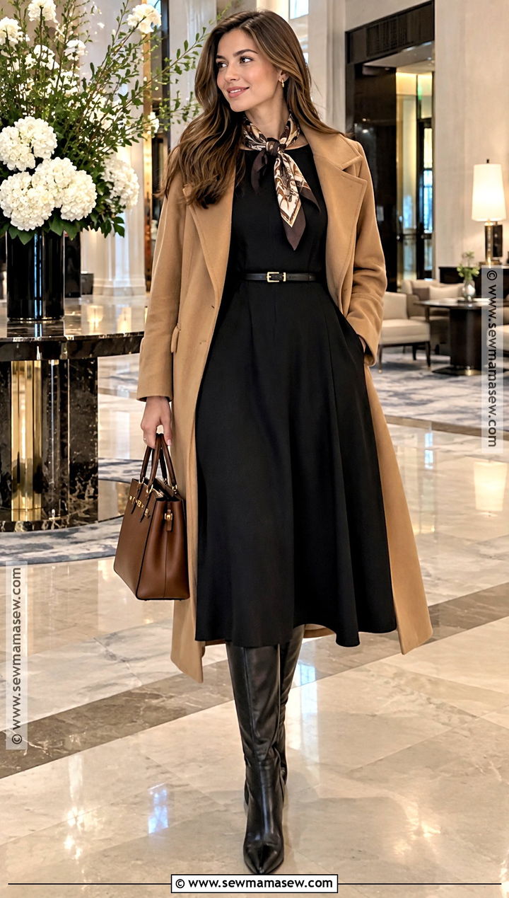 Fall Capsule Wardrobe Black Dress Outfit - 15 Capsule Wardrobe Fall Ideas 2026
