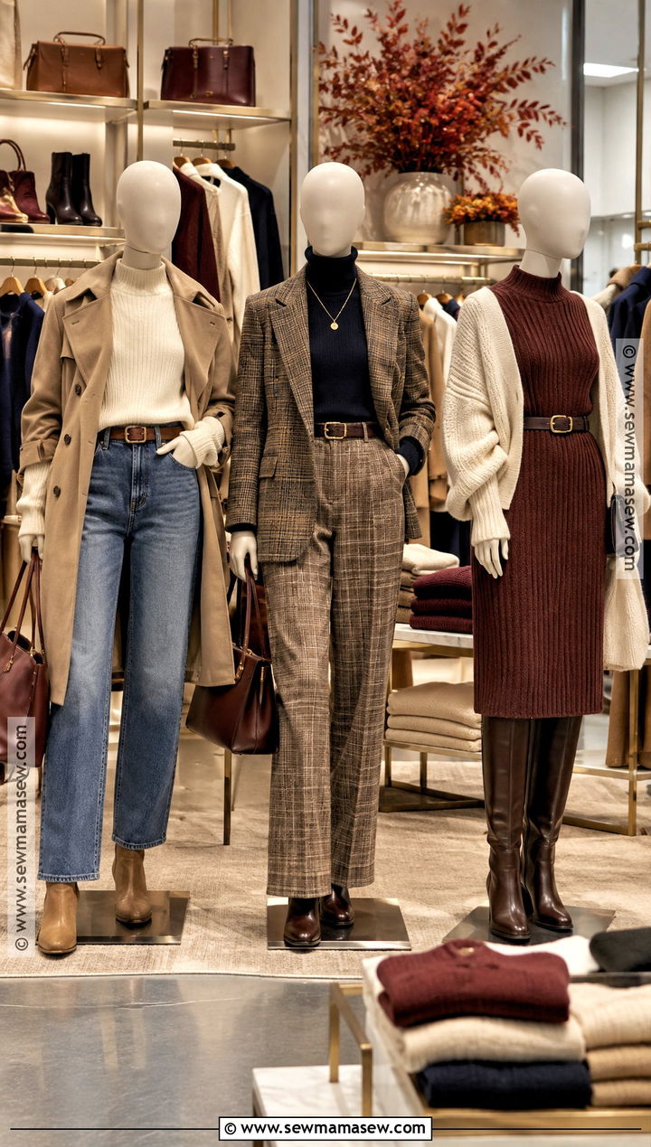 Fall Capsule Wardrobe Clothing Display - 15 Cozy Fall Clothing Display Ideas