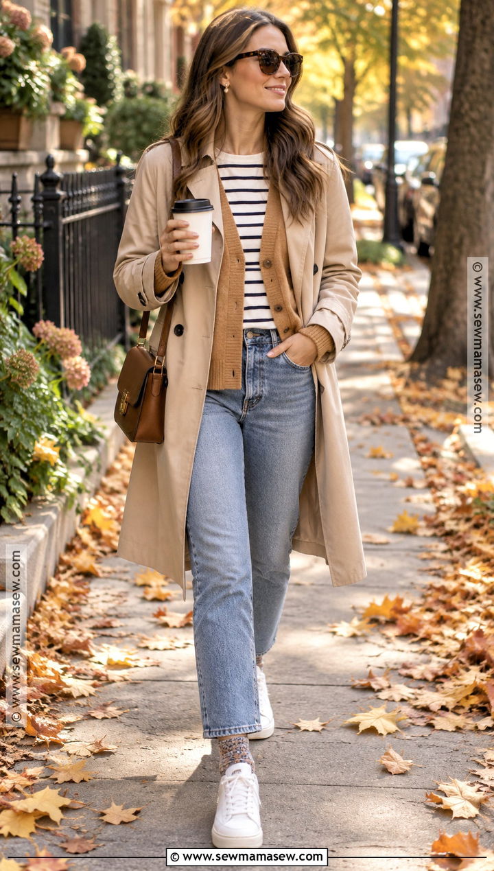 Fall Coffee Walk Outfit - 15 fall outdoor outfit ideas