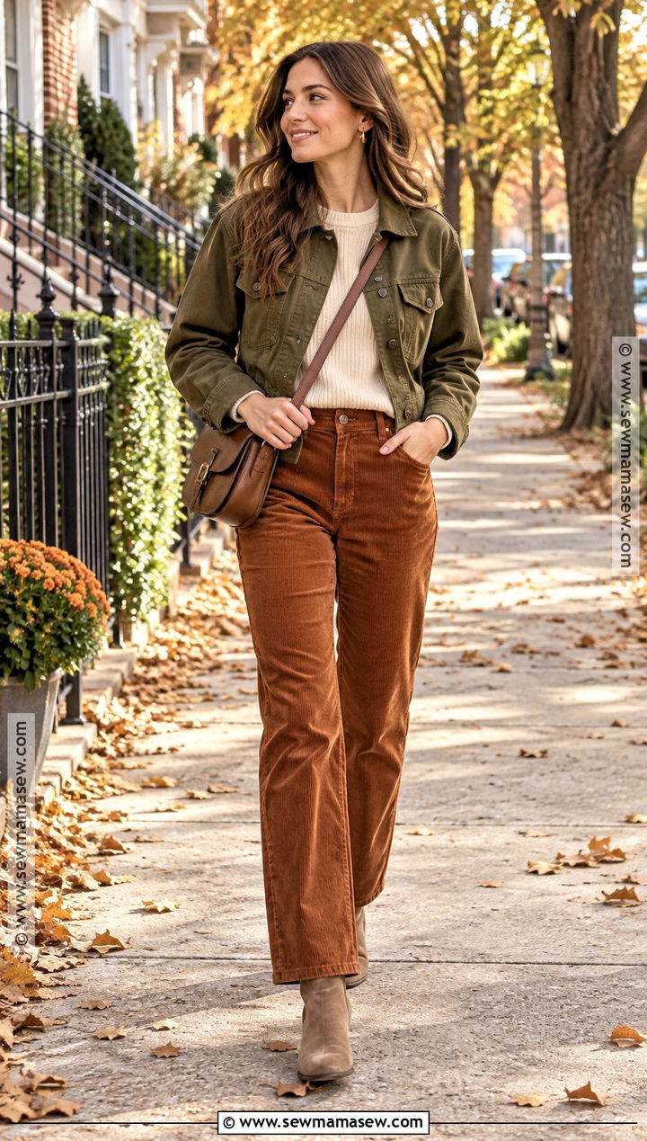 Fall Corduroy Pants Outfit - 25 fall wardrobe essentials