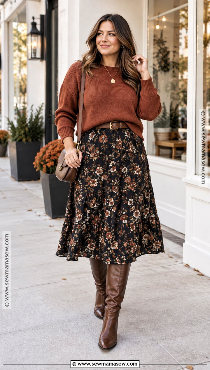 Fall Crewneck Sweater Outfit - 25 fall wardrobe essentials