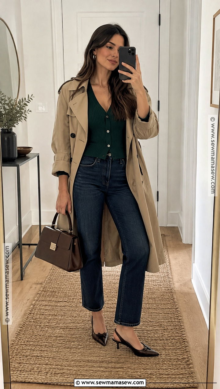 Fall Date Night Outfit With A Cardigan And Jeans - 25 fall date night outfits
