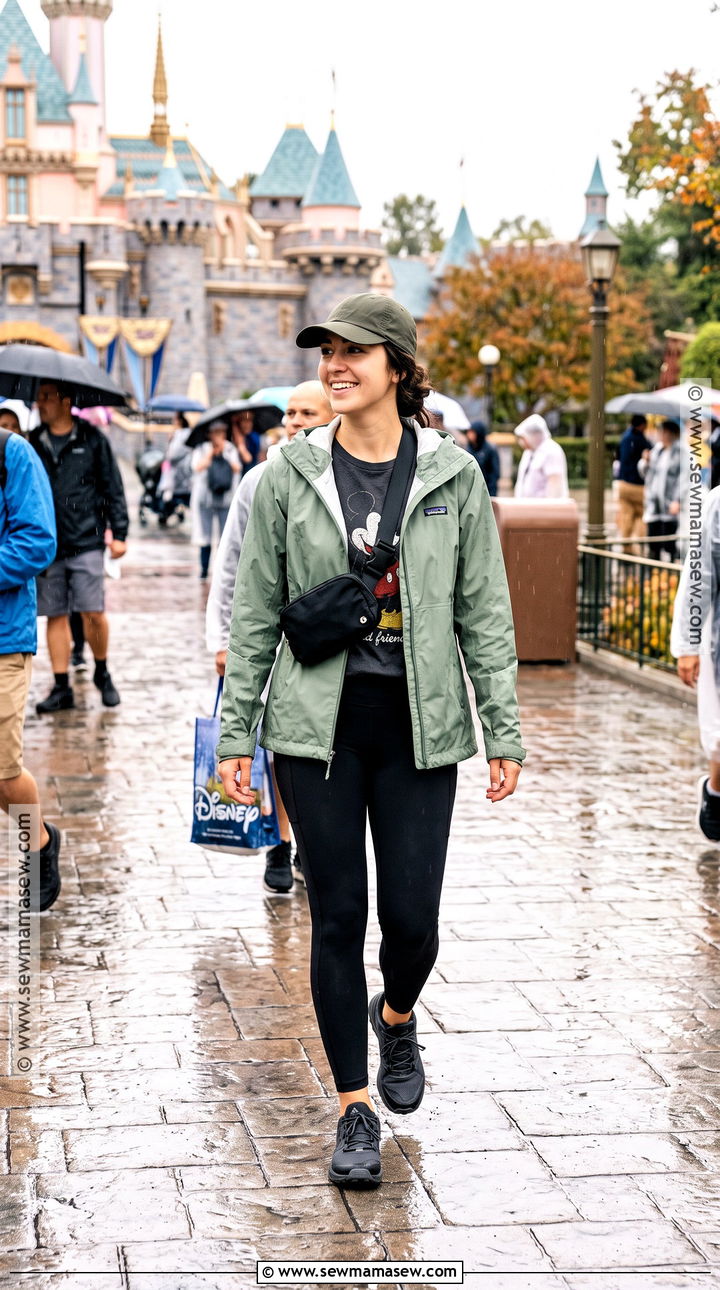 Fall Disneyland Rain Jacket And Leggings Outfit - 25 disneyland outfits fall
