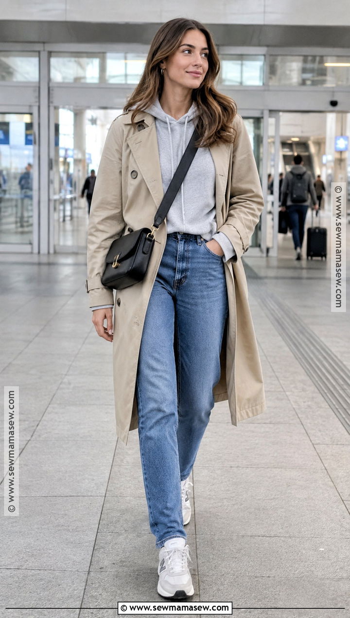 Fall Hoodie And Trench Coat Outfit - 15 fall fashion 2026 women casual ideas