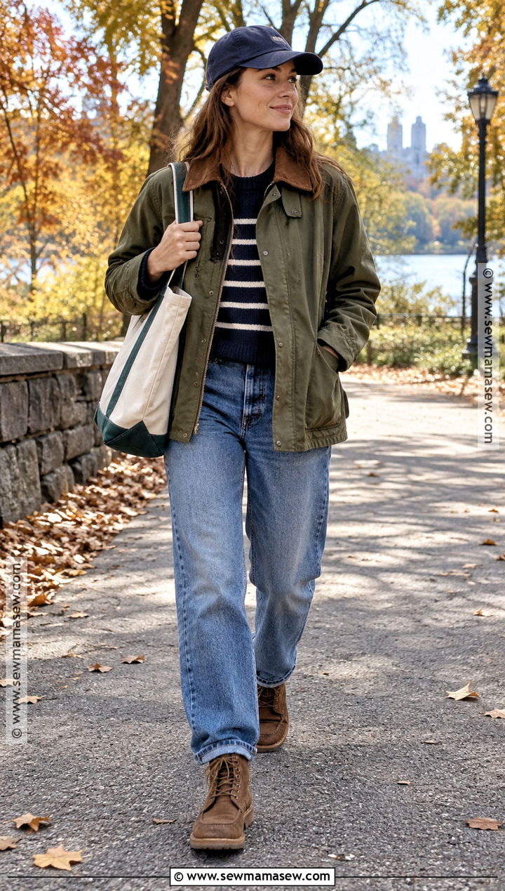 Fall Masc Barn Jacket And Baggy Jeans Outfit - 20 Fall Masc Outfits for Women