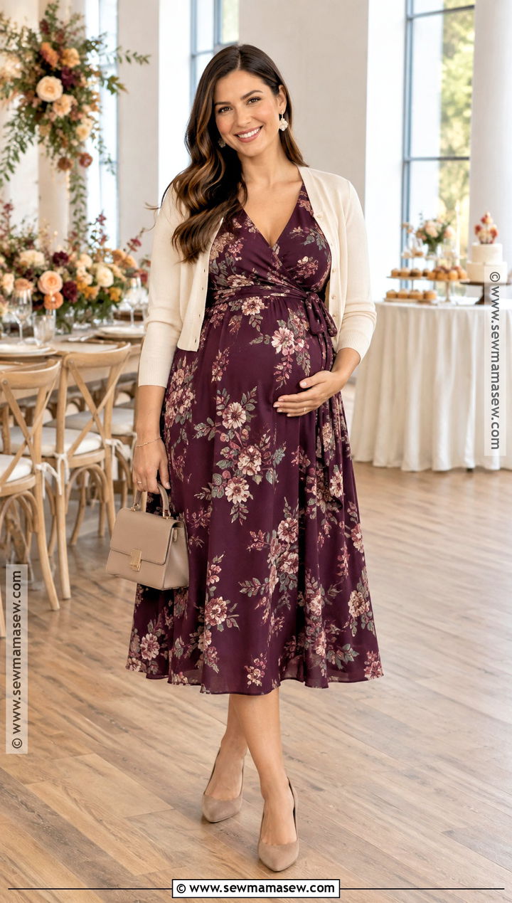 Fall Maternity Baby Shower Dress Outfit - 15 fall maternity looks
