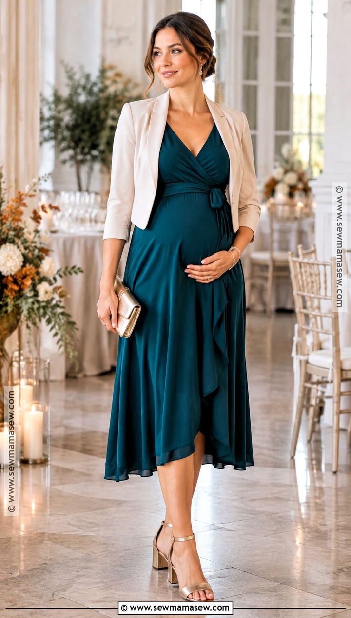 Fall Maternity Wedding Guest Dress - 20 maternity outfits for fall
