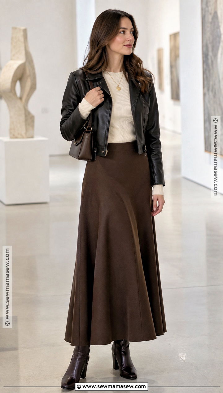 Fall Maxi Skirt Outfit - 20 Fall Must Haves Outfits