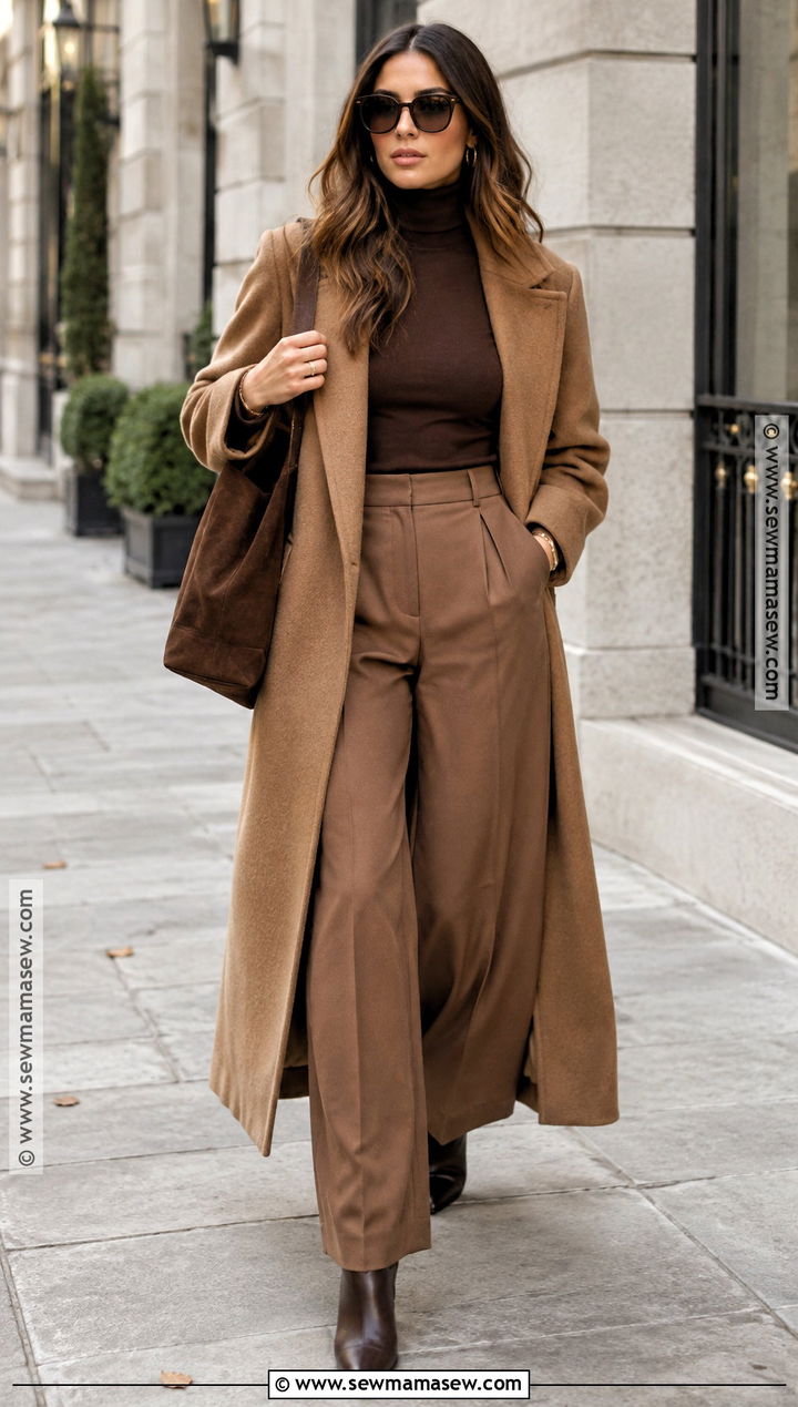 Fall Monochrome Brown Outfit - 25 fall looks for women