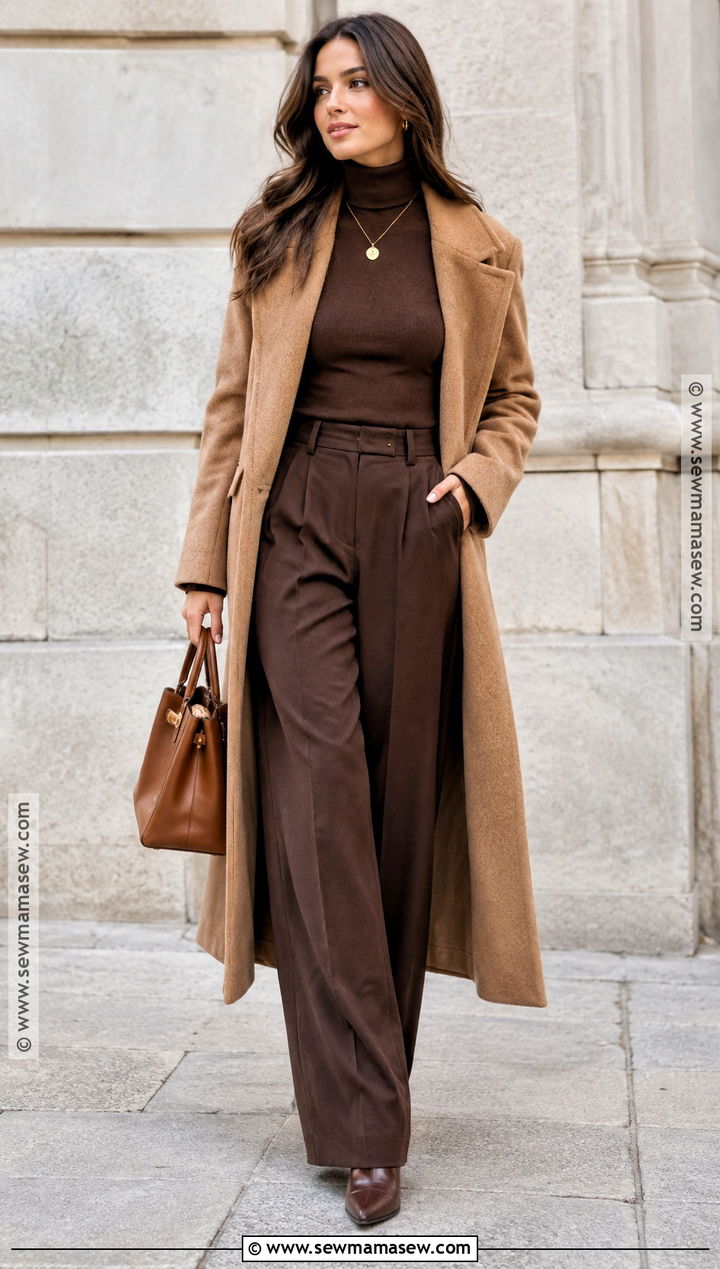 Fall Monochrome Brown Outfit - 30 fall outfits aesthetic