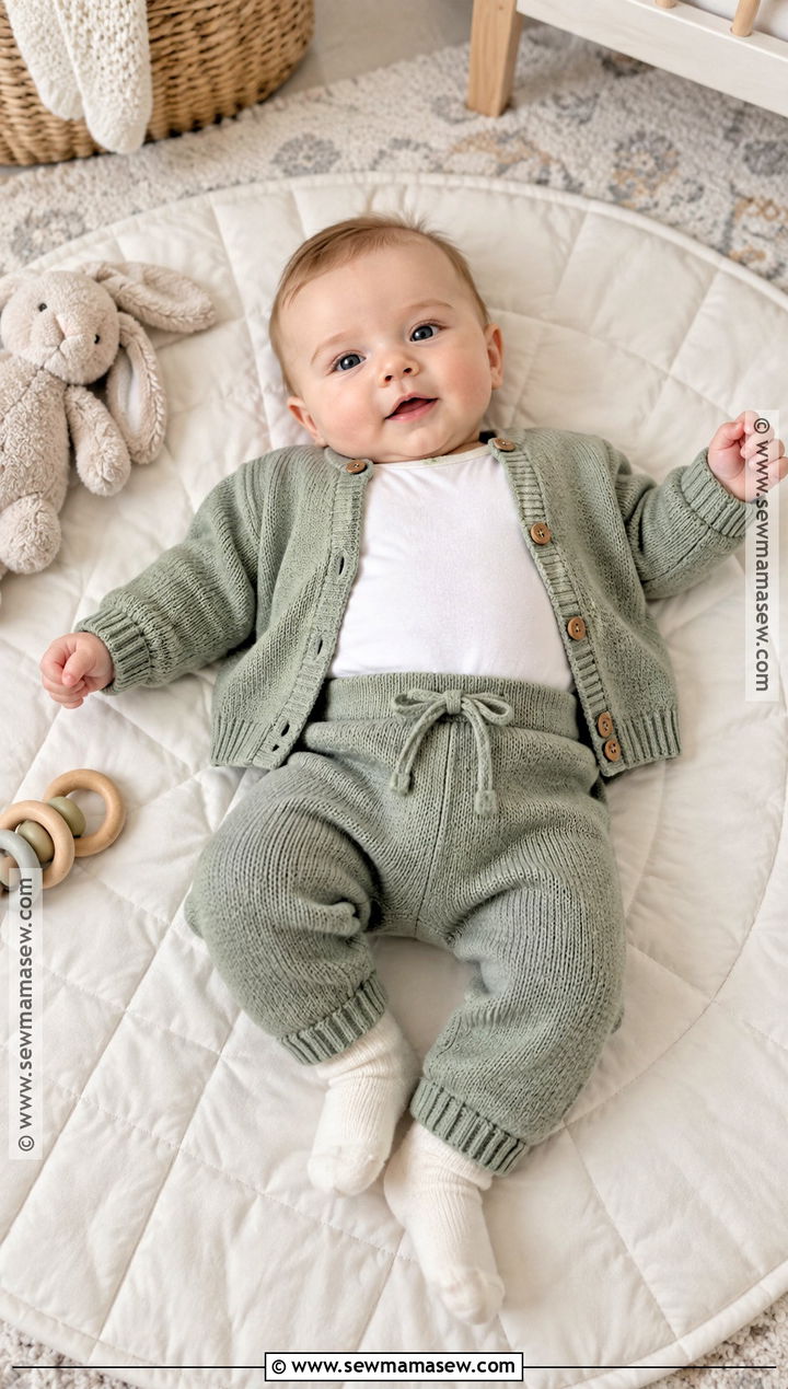 Fall Newborn Cardigan And Joggers Outfit - 20 fall newborn outfits