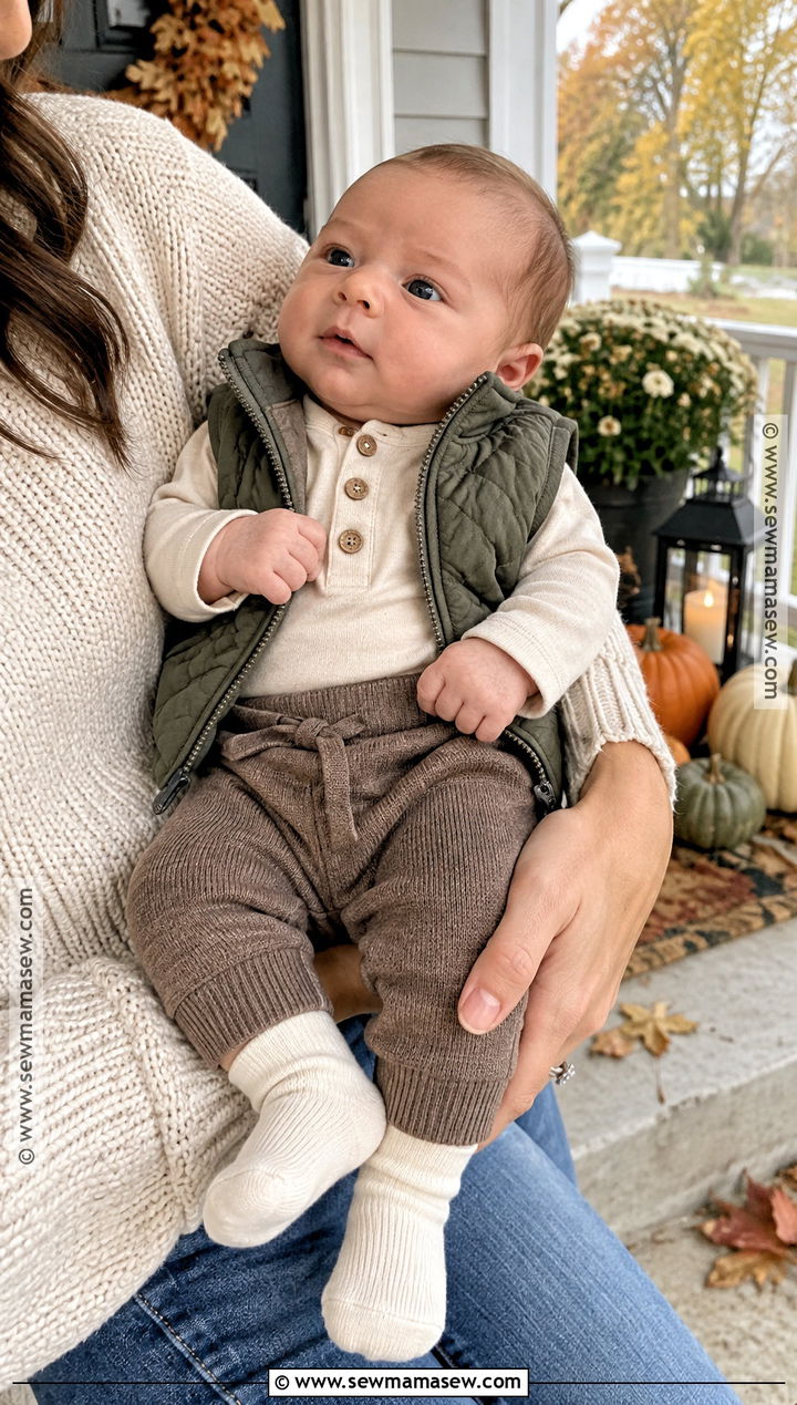 Fall Newborn Henley And Pants Outfit - 20 fall newborn outfits