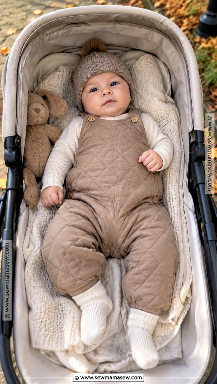 Fall Newborn Quilted Romper Outfit - 20 fall newborn outfits