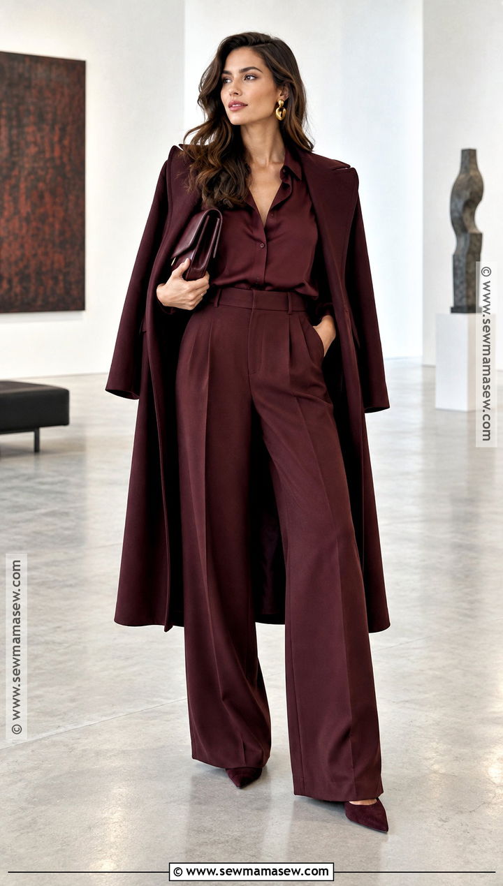 Fall Outfit With Clutch And Monochrome Separates - 15 fall fashion accessories inspiration