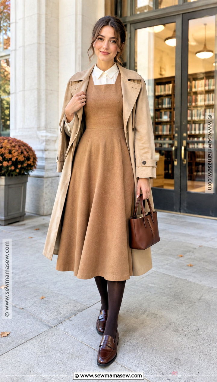 Fall Pentecostal Jumper Dress And Blouse Outfit - 15 fall pentecostal outfits
