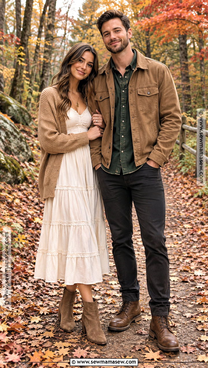 Fall Photo Shoot Couple Outfit - 25 couple fall outfits