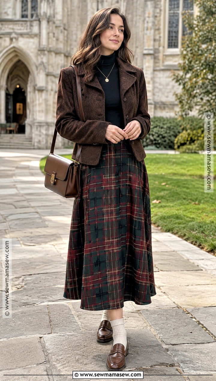 Fall Plaid Skirt And Loafers Outfit - 15 Fall Fashion Ideas 2026