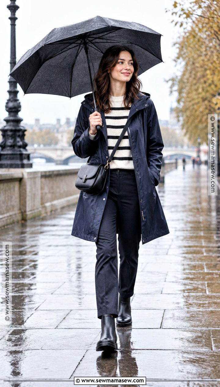 Fall Raincoat And Ankle Boots Outfit - 20 fall style inspiration ideas