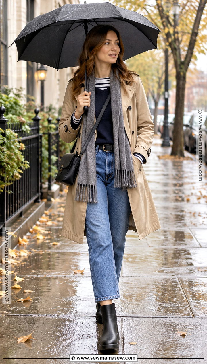 Fall Rainy Day Layering Outfit - 25 layering outfits fall