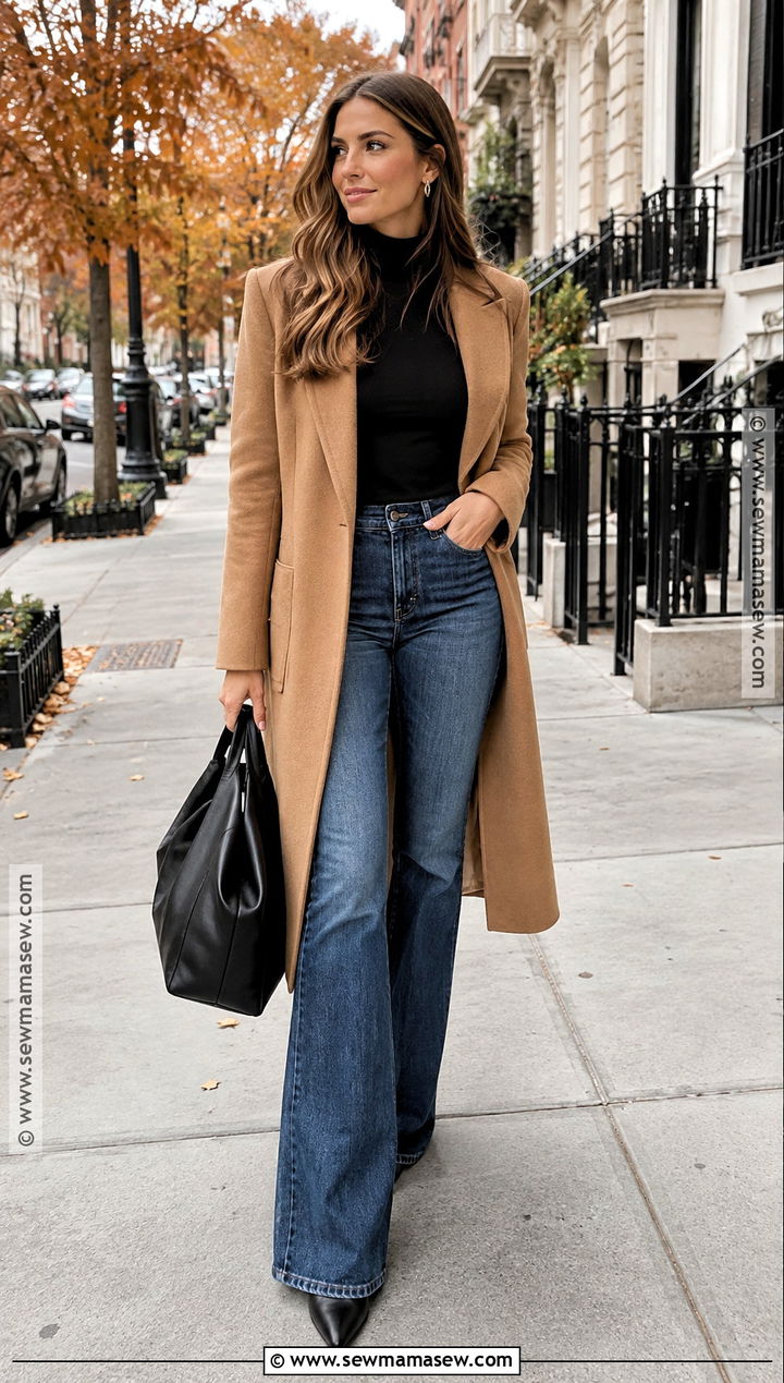 Fall Street Fashion Wide Shoulder Coat Outfit - 25 outfit inspo fall street fashion ideas 2026